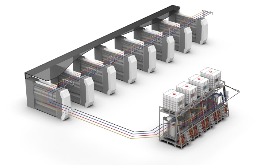 Distribution line system 3